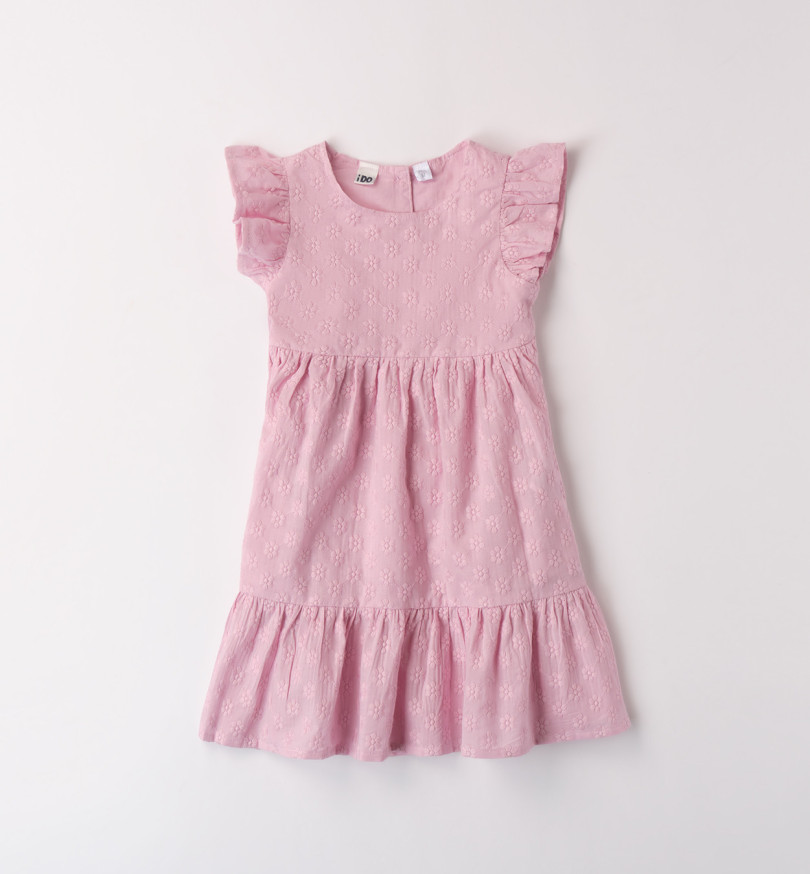 Vestido Tejido A La Plana Con Mangas