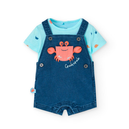 Conjunto punto de bebé niño