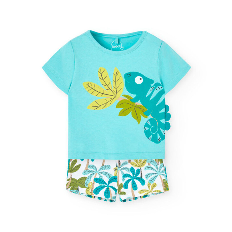 Conjunto punto de bebé niño