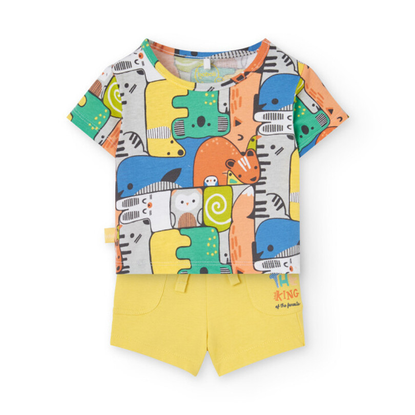 Conjunto punto de bebé niño