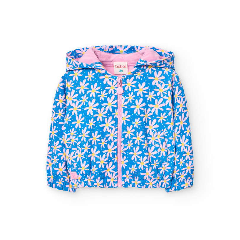 Chaqueta felpa de bebé niña
