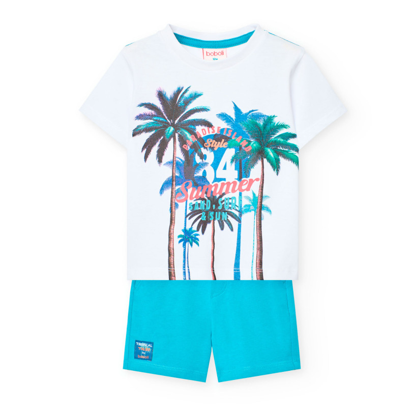 Conjunto punto de bebé niño
