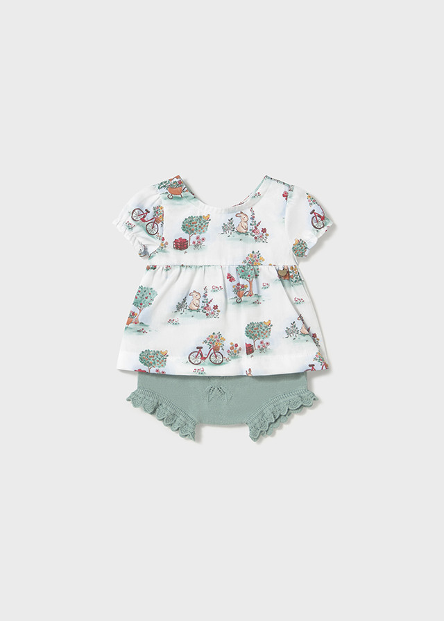 Conjunto short tricot