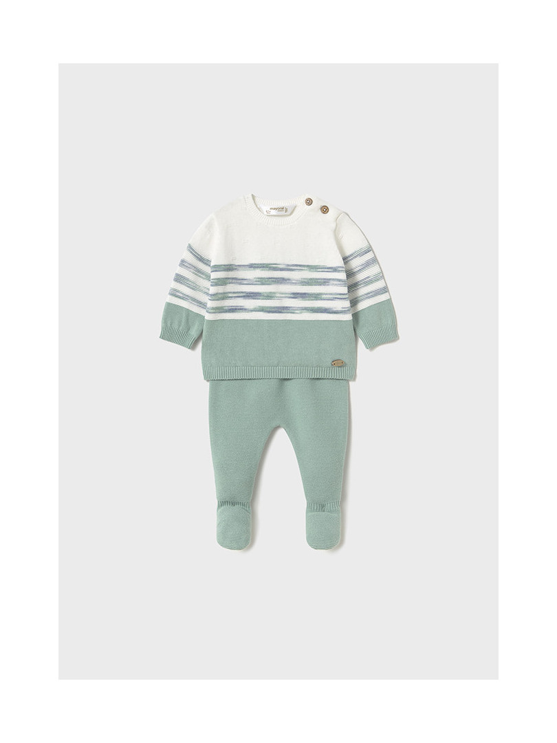 Conjunto polaina tricot