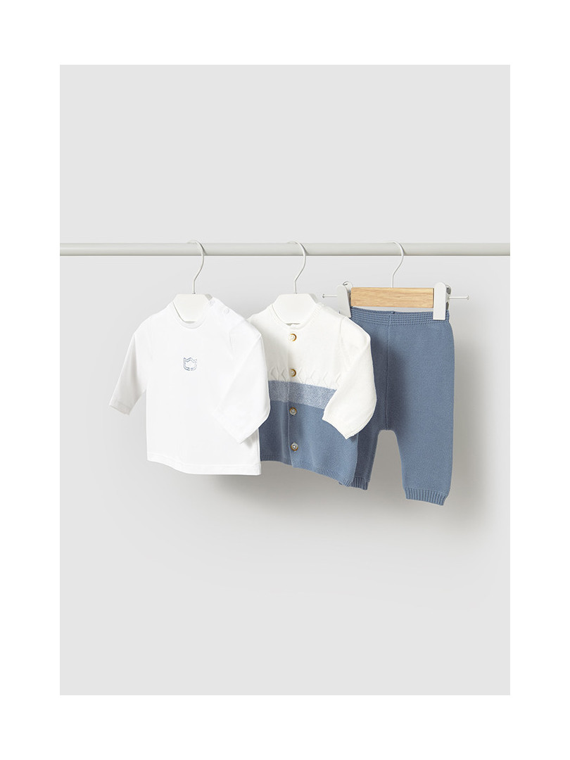 Conjunto pantalon 3 piezas trico