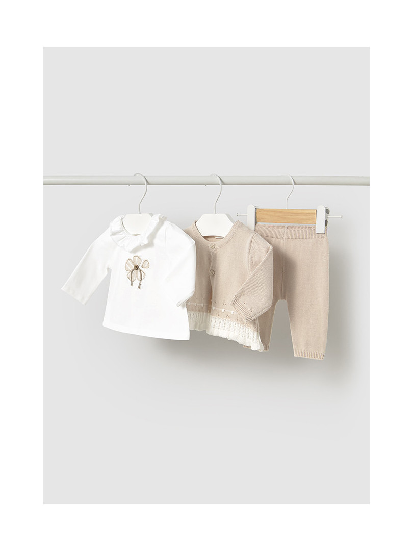 Conjunto pantalon 3 piezas trico