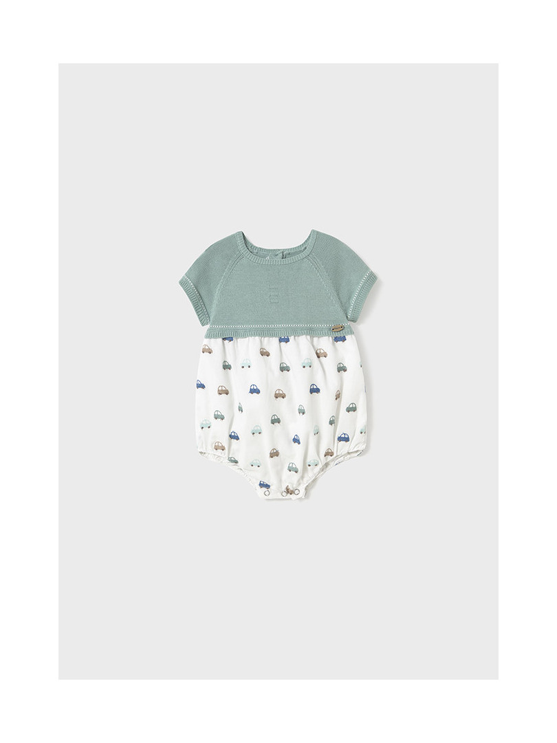 Pelele tricot y plana