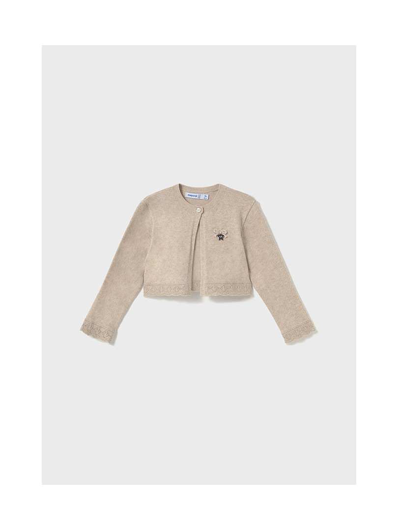 Rebeca tricot básico cuello redondo