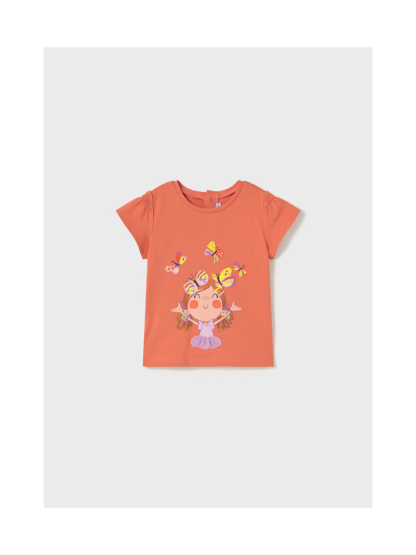 Camiseta manga corta bordado