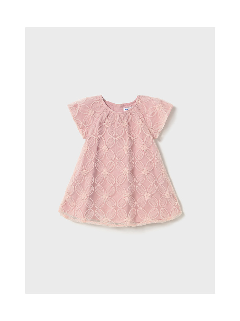 Vestido tul bordado