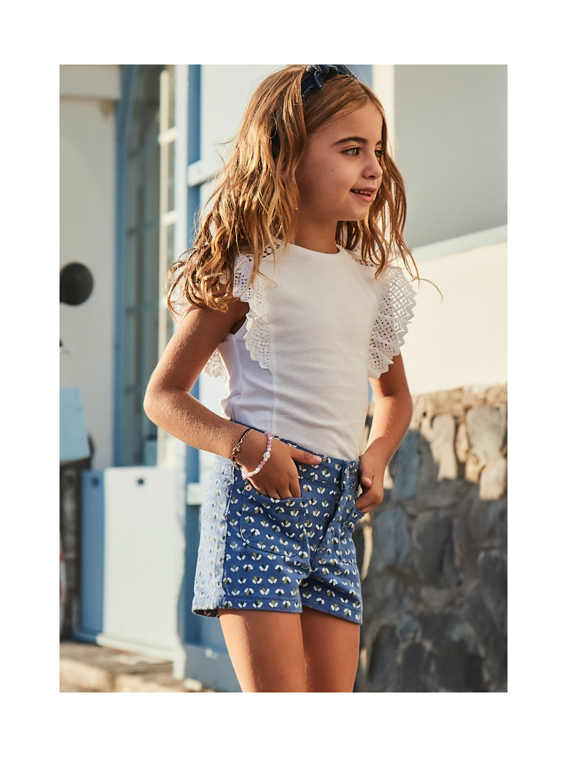 Pantalon corto estampado