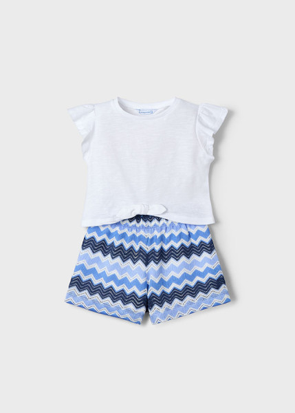 Conjunto short punto fantasia
