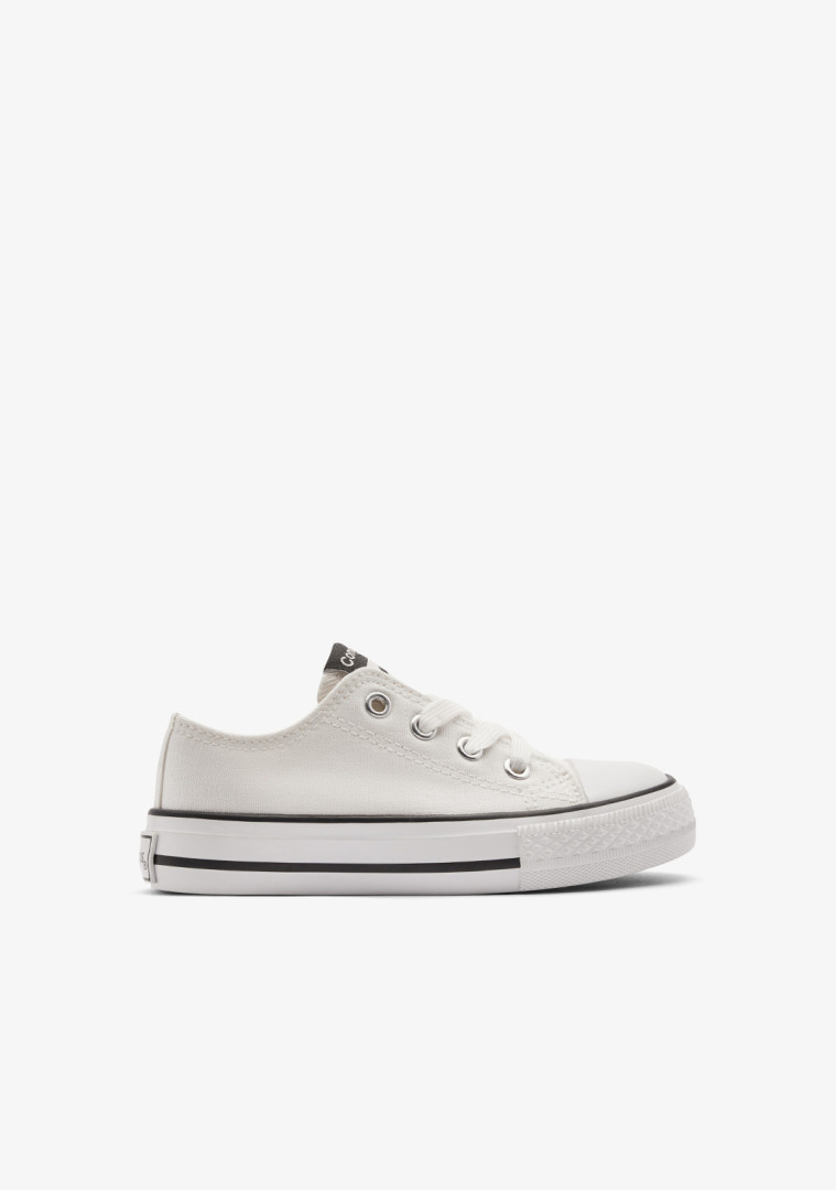 Zapatilla Loneta Blanca Baja