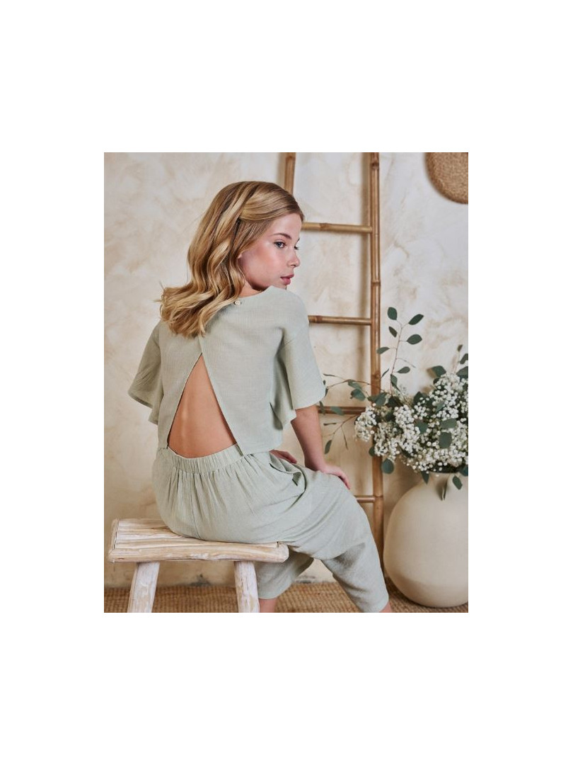 Blusa Niña Espalda Cruzada