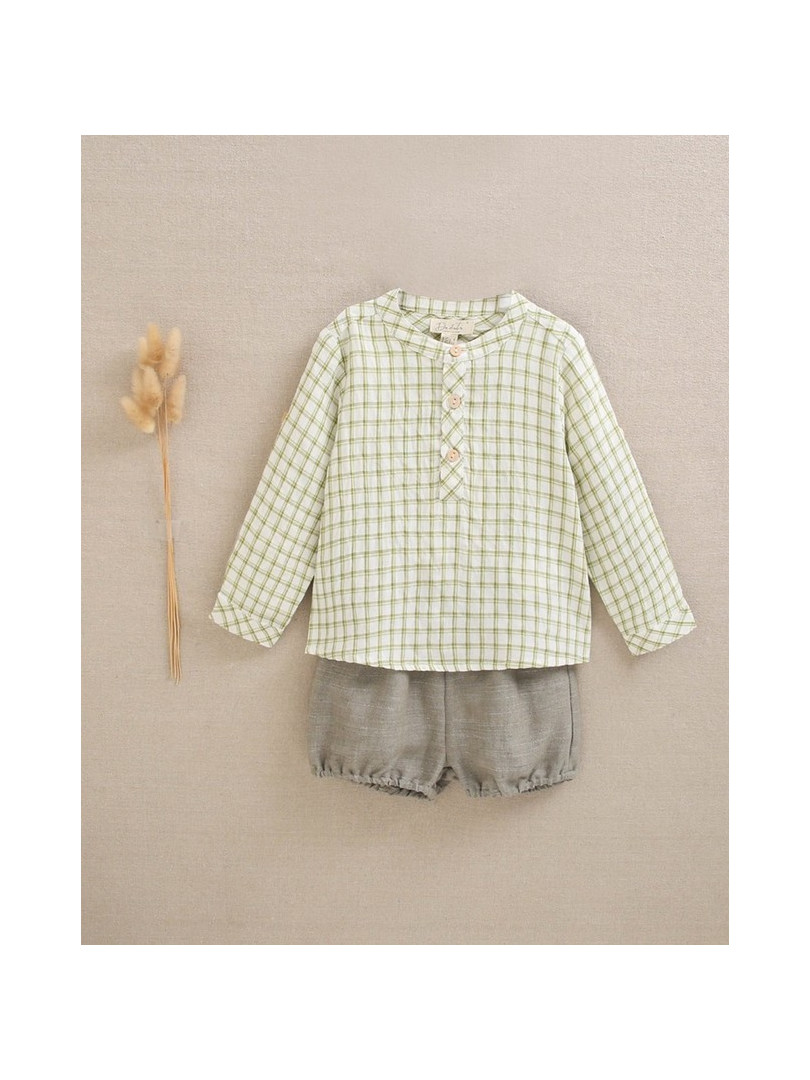 Conjunto Bebé Niño Camisa Y Short