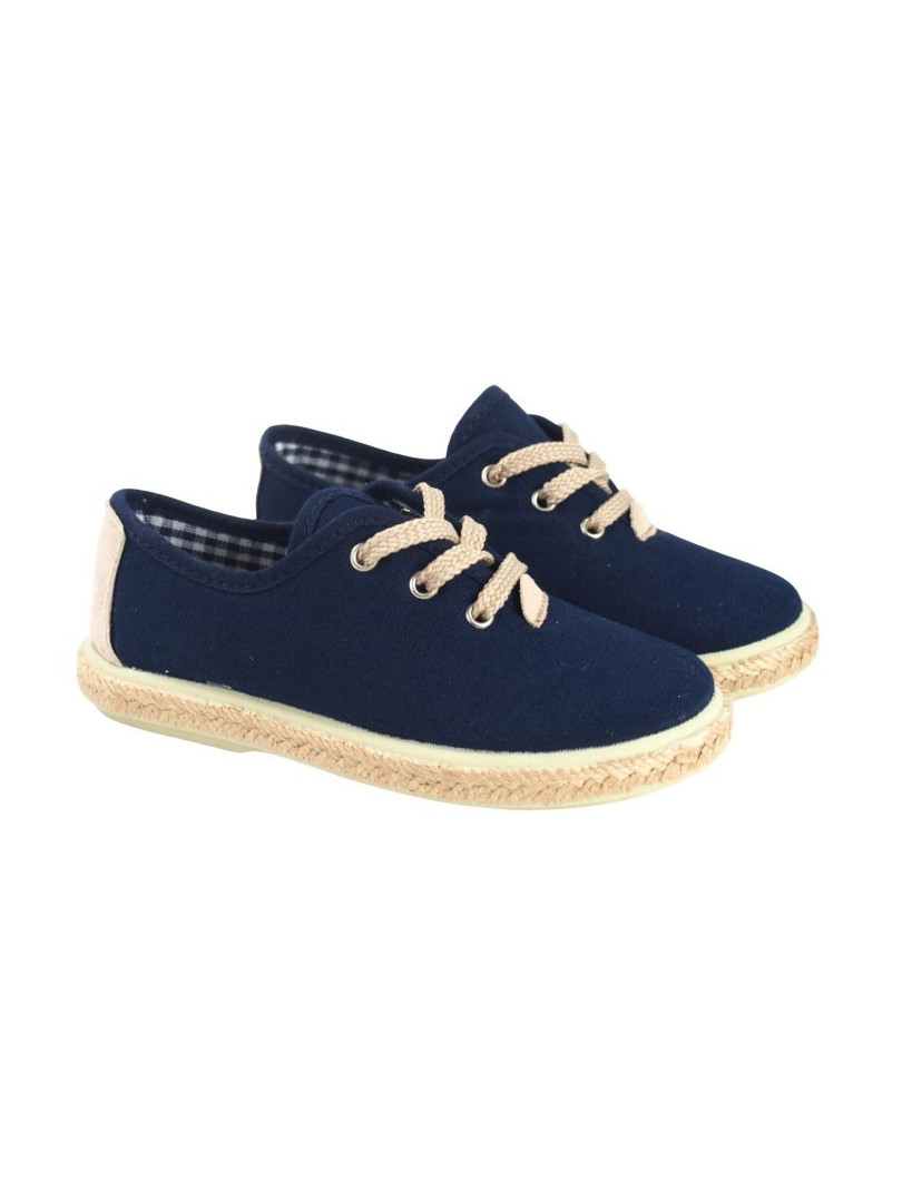 Zapato De Cordón Marino
