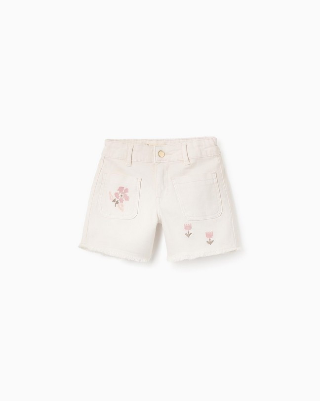 Shorts de sarga
