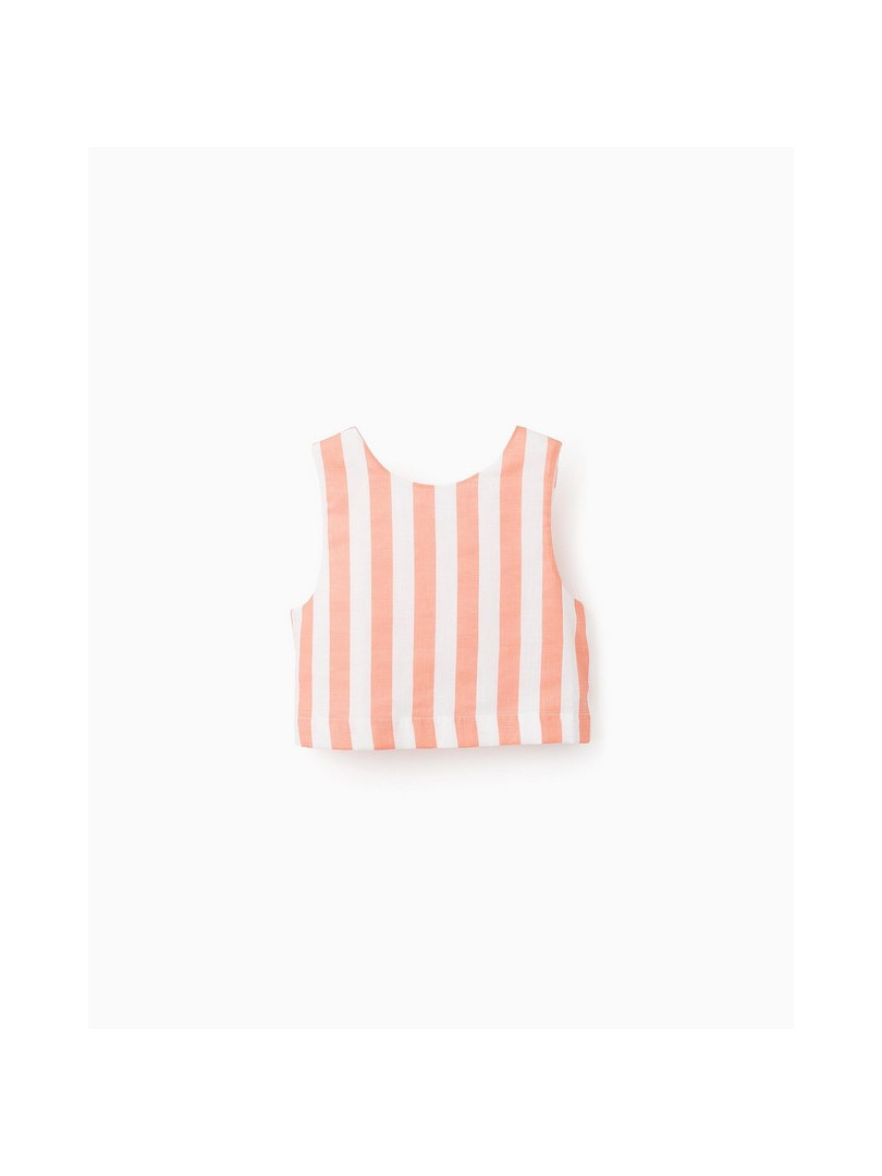 Camisa de manga corta de popelina
