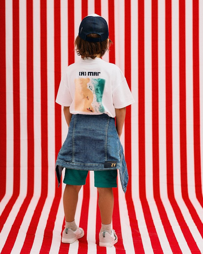 Camiseta de manga corta de punto