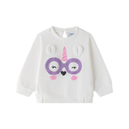 Sudadera Blanca Unicornio