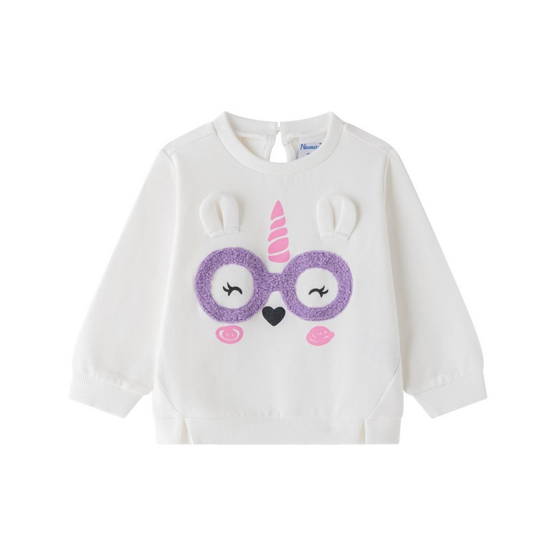 Sudadera Blanca Unicornio